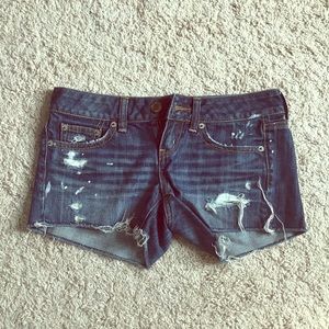 American Eagle Distressed Denim Shorts